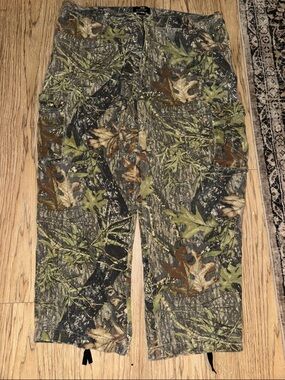 Mossy Oak Obsession 2XL Men's Camouflage Cargo Pants - Green/Olive